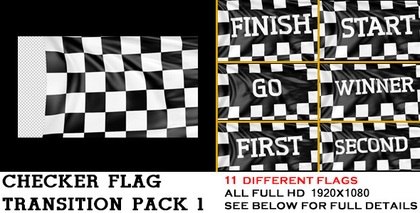 Checkered Flag Transition Pack 1