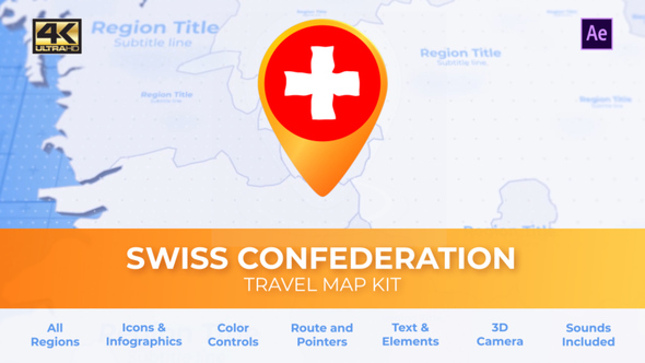 Switzerland Map - Swiss Confederation Travel Map