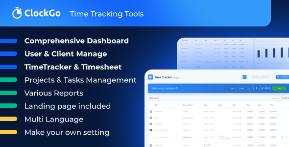 ClockGo – Time Tracking Tool