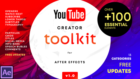 YouTube Creator ToolKit - VideoHive 29945529