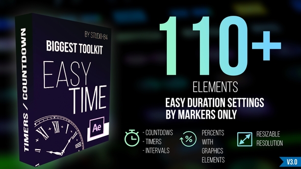Countdown Timer toolkit "Easy Time"