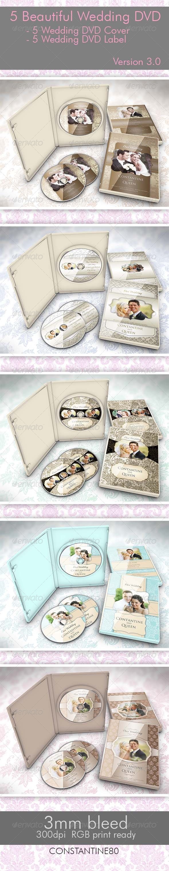 5 Beautiful Wedding DVD Ver 3.0 - Weddings Cards & Invites