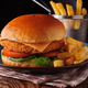 Chicken Fillet Burger and Fries - PhotoDune Item for Sale