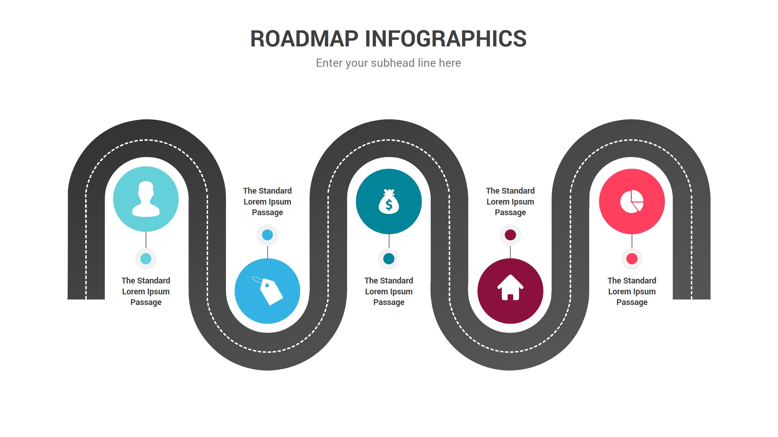 Roadmap Infographics PowerPoint Template diagrams by CiloArt GraphicRiver
