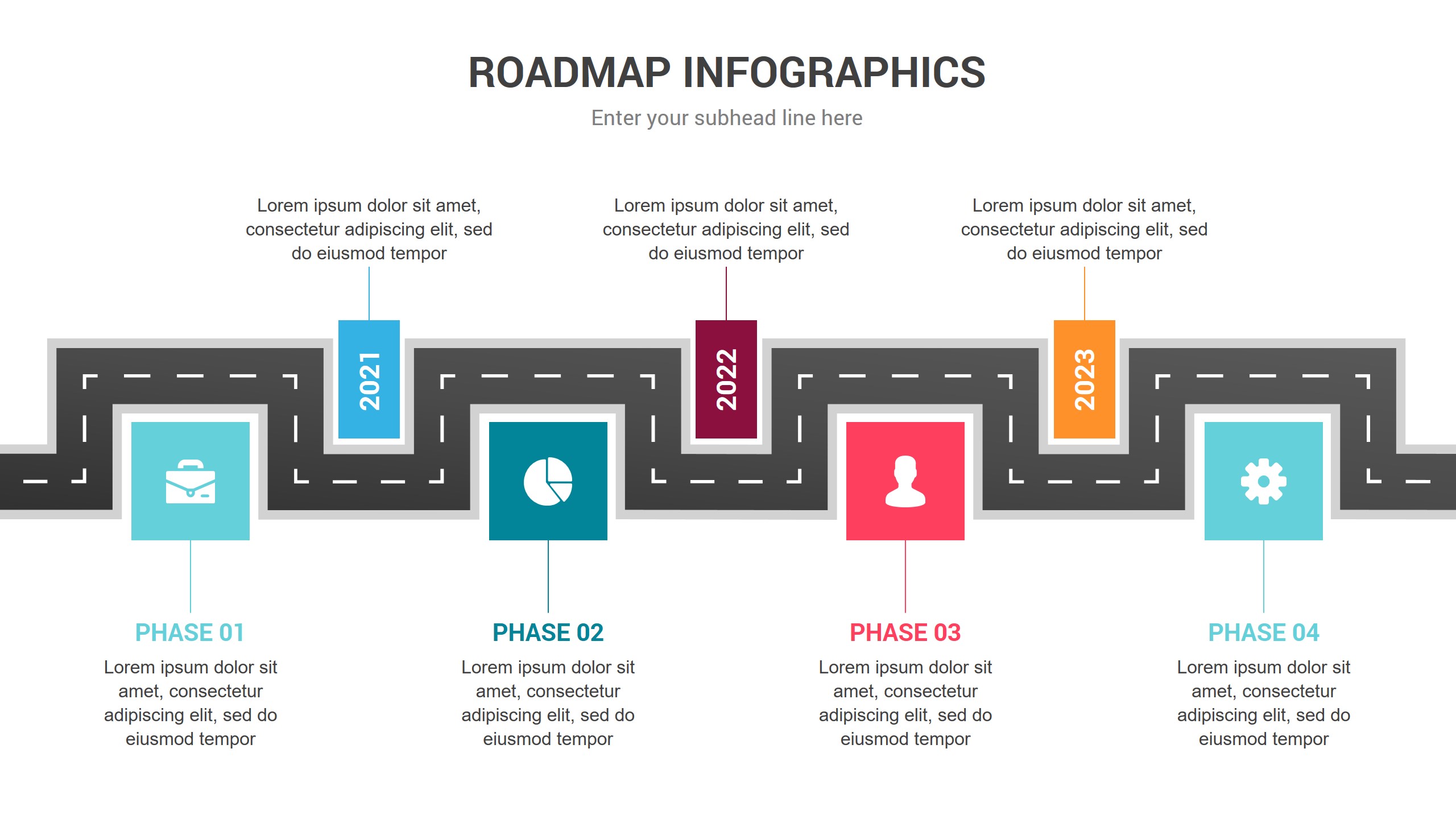 Roadmap Infographics PowerPoint Template diagrams, Presentation Templates