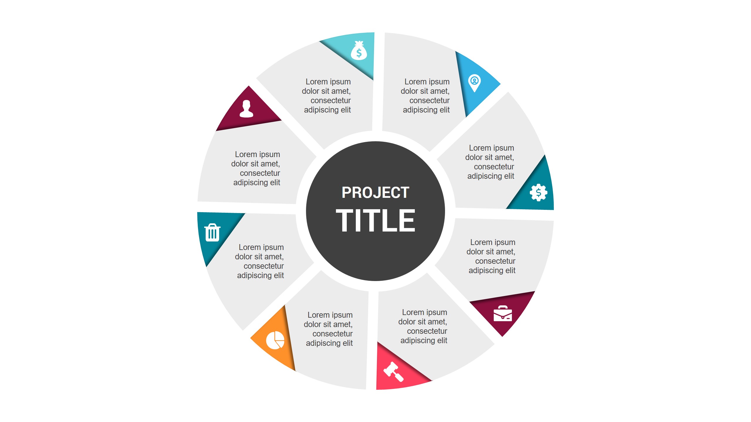 Cycle Infographics Powerpoint Template Diagrams By Ciloart Graphicriver