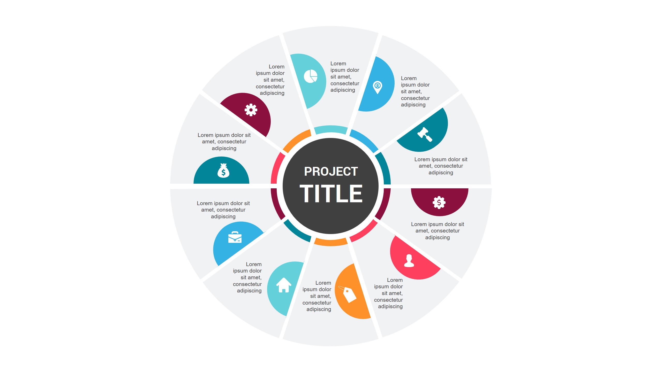 Cycle Infographics Powerpoint Template Diagrams By Ciloart Graphicriver