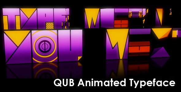 Qub Typeface Animated