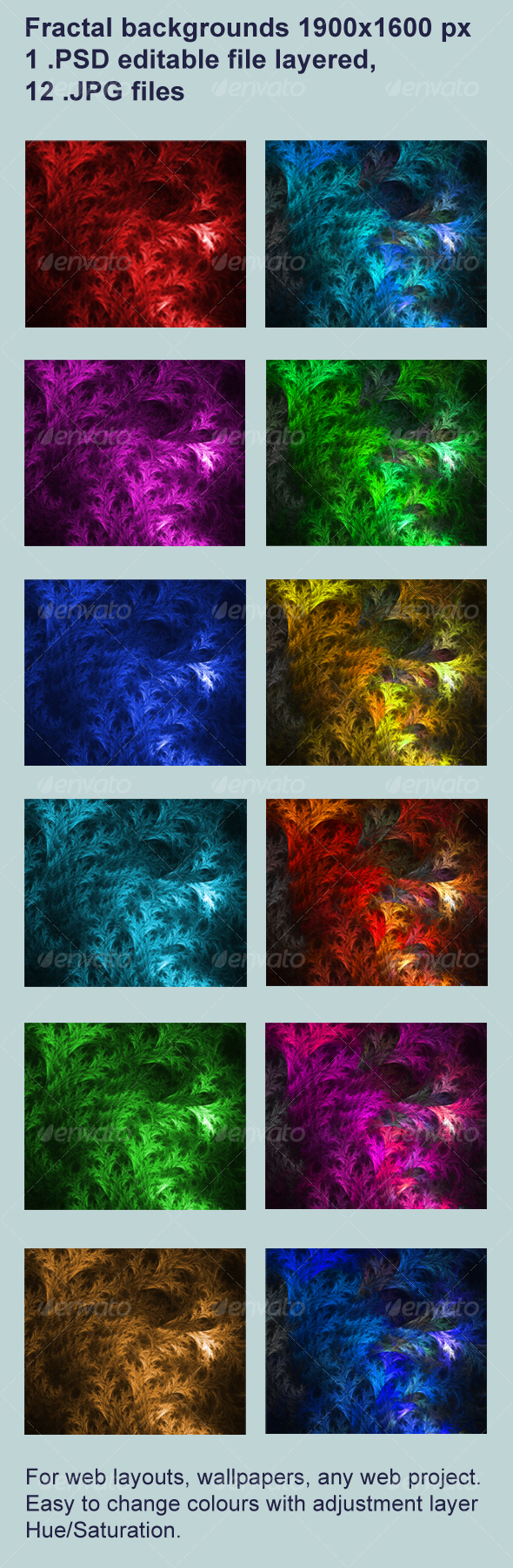 Fractal web background - Abstract Backgrounds