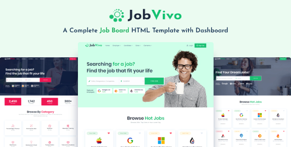 Jobvivo - Responsive - ThemeForest 21530973