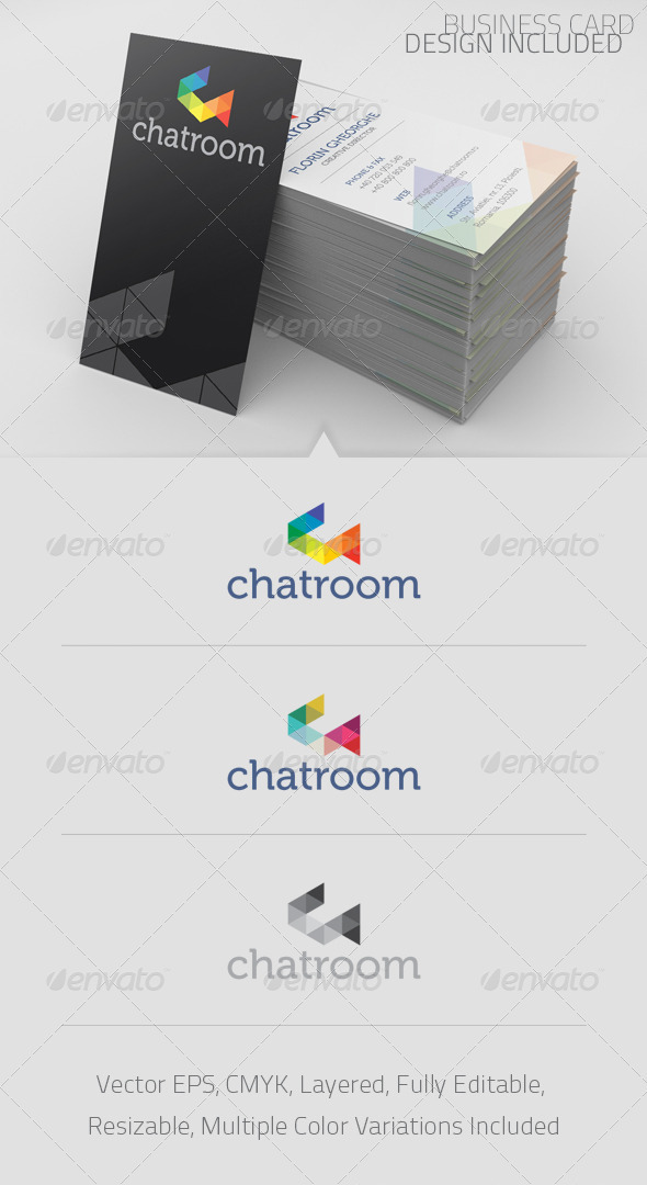 Chatroom Logo Template - Abstract Logo Templates
