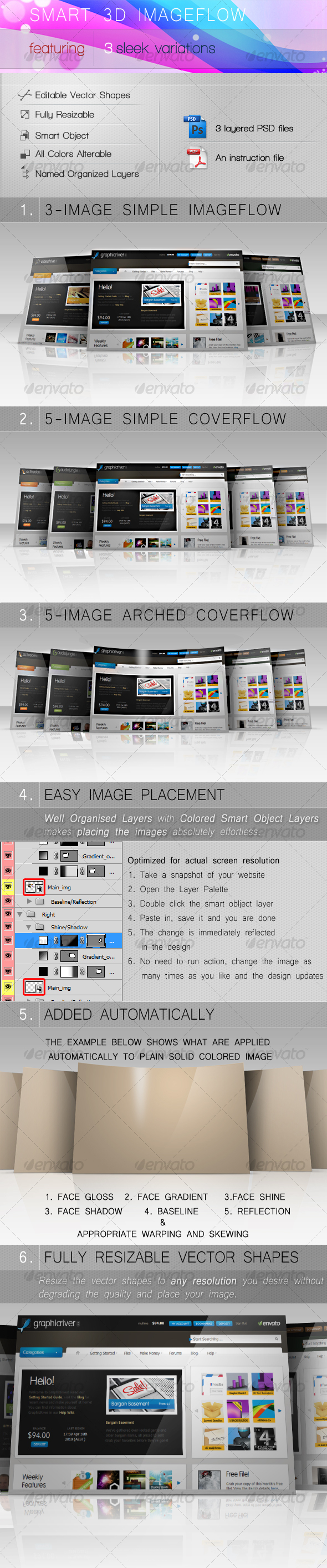 SMART 3D IMAGEFLOW - Web Elements