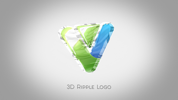 3D Ripple Logo - VideoHive 30002863