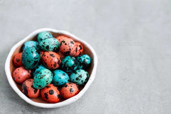 red quail eggs