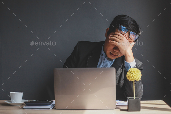 Sad and Disappointed Worker - Stock Photo - Images