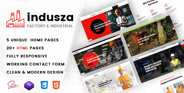 Indusza- IndustrialFactory - ThemeForest 29890520