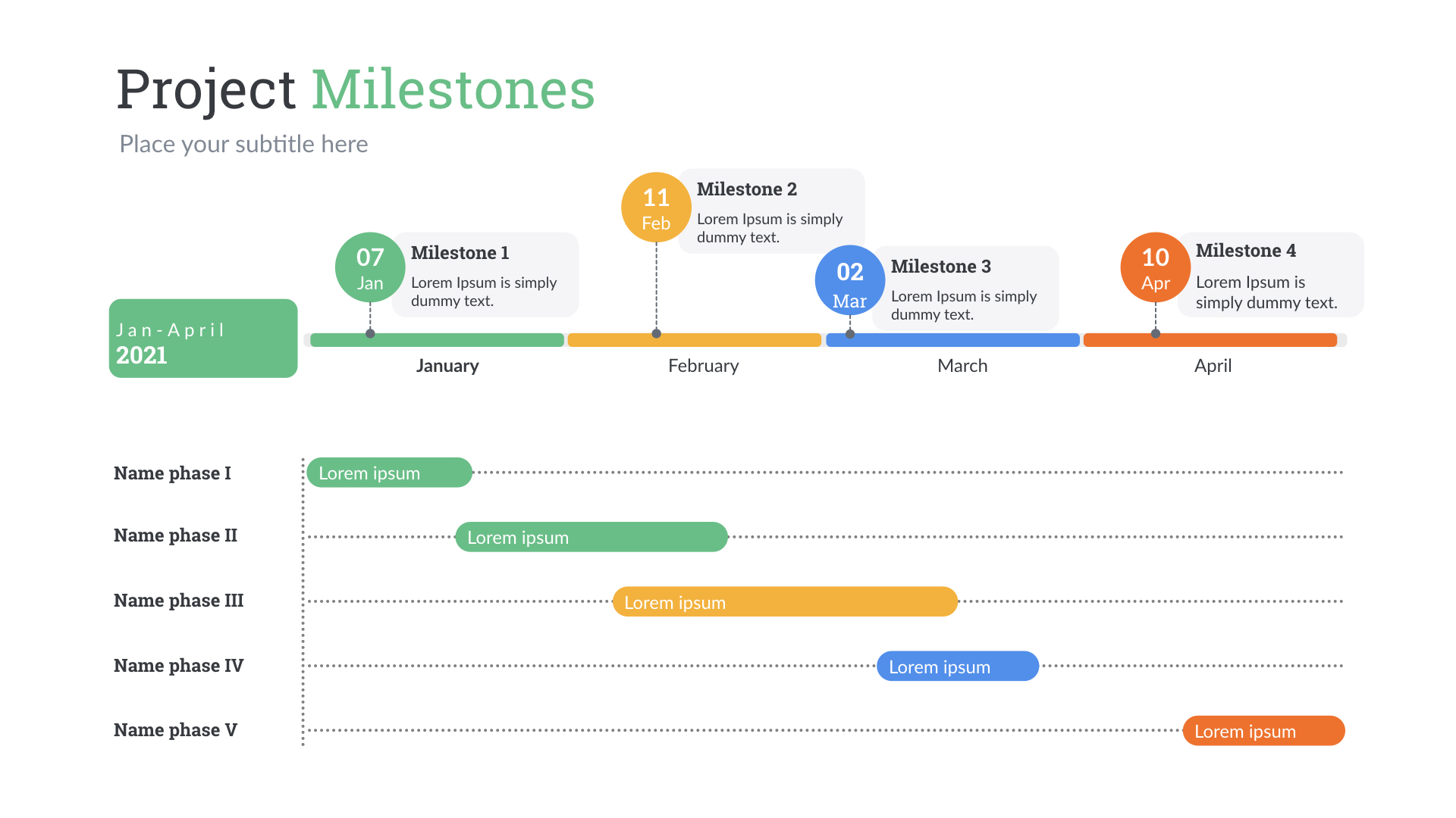 Keynote Slide Templates Status In Progress - Deltapixel