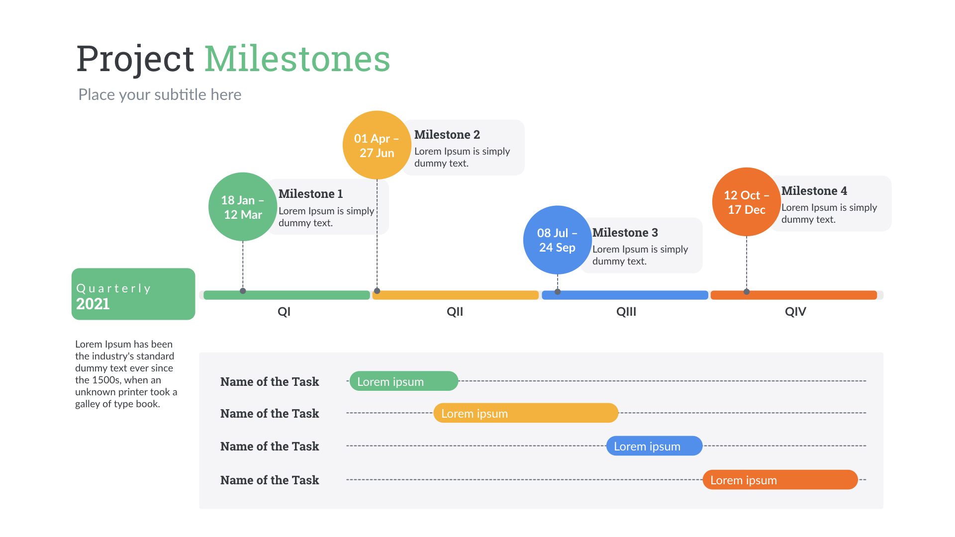 Project Status Keynote Presentation Template, Presentation Templates