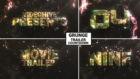Grunge Trailer With Countdown