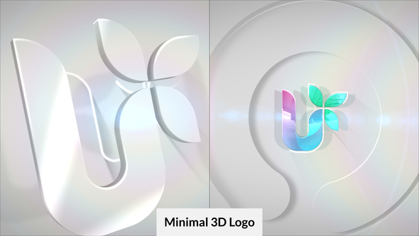 Minimal 3D Logo - VideoHive 30017933