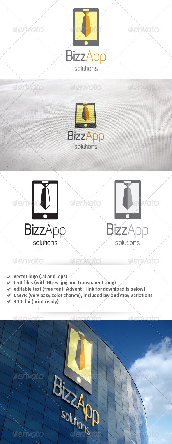 Bizz App Logo - Objects Logo Templates