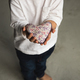 Baby boy hands giving toy heart. - PhotoDune Item for Sale