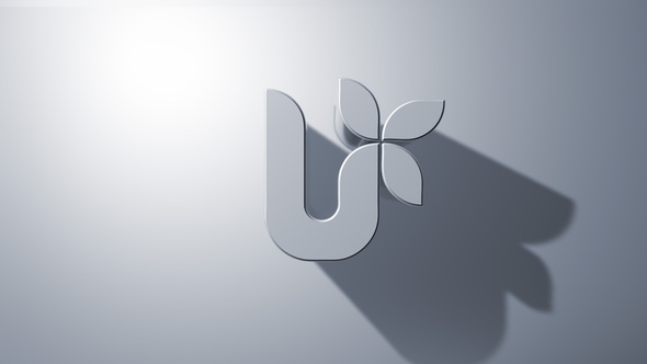 Simple 3d logo reveal
