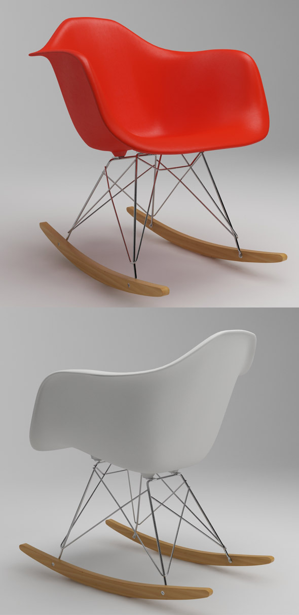 Photoreal Eames Chair - 3Docean 2766358