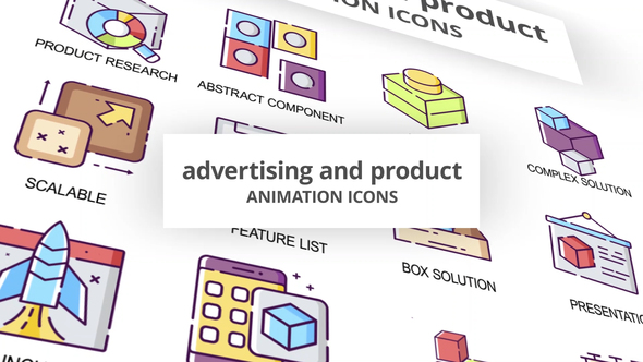 Advertising & Product - Animation Icons