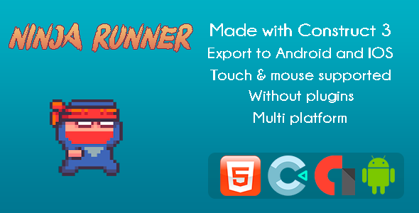 Ninja Runner – Game Arcade Nulled