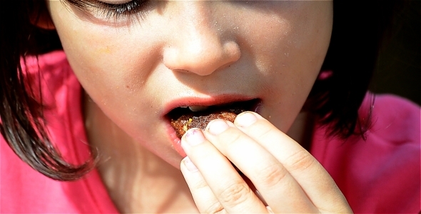 Girl Eating