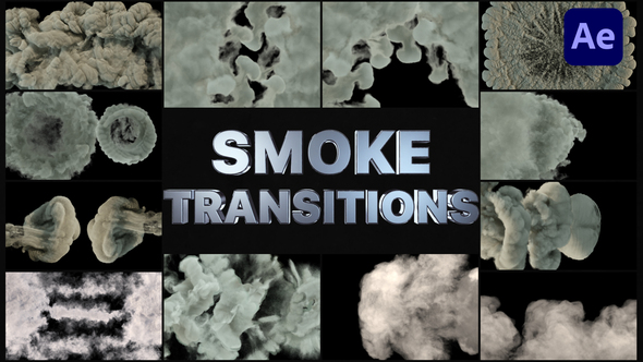 Real Smoke Transitions - VideoHive 30052446