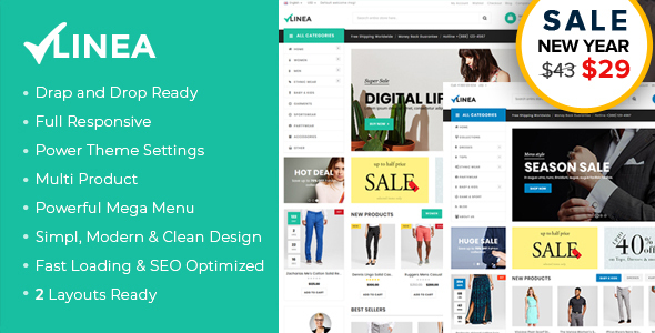 Linea - Clothing Store Shopify Theme (Sections Drag & Drop Ready) by ...