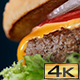 Huge Burger with Beef and Melted Cheese - VideoHive Item for Sale