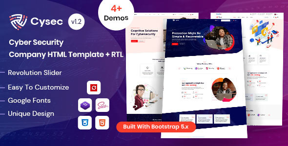 Cysec - Cyber - ThemeForest 29624770