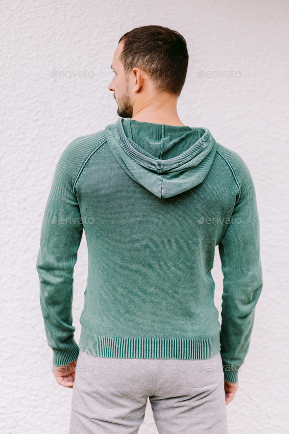 Download Placeit Man Wearing Sweatshirt Mockup Back Stock Photo By Avanti Photo