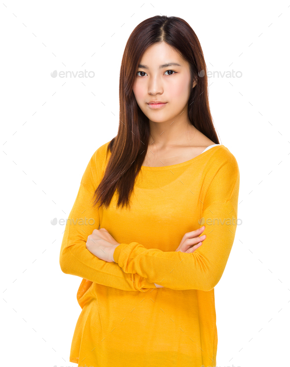 Serious Woman Stock Photo by leungchopan | PhotoDune