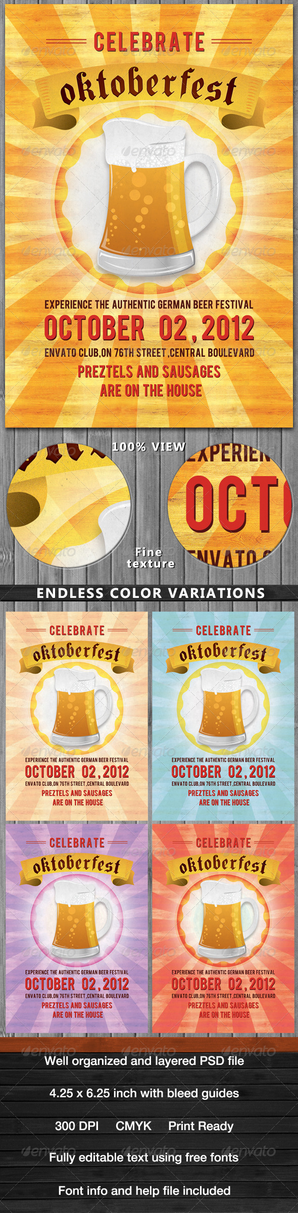 Oktoberfest Flyer - Flyers Print Templates