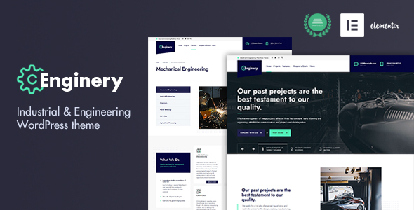 Enginery - Industrial & Engineering WP theme