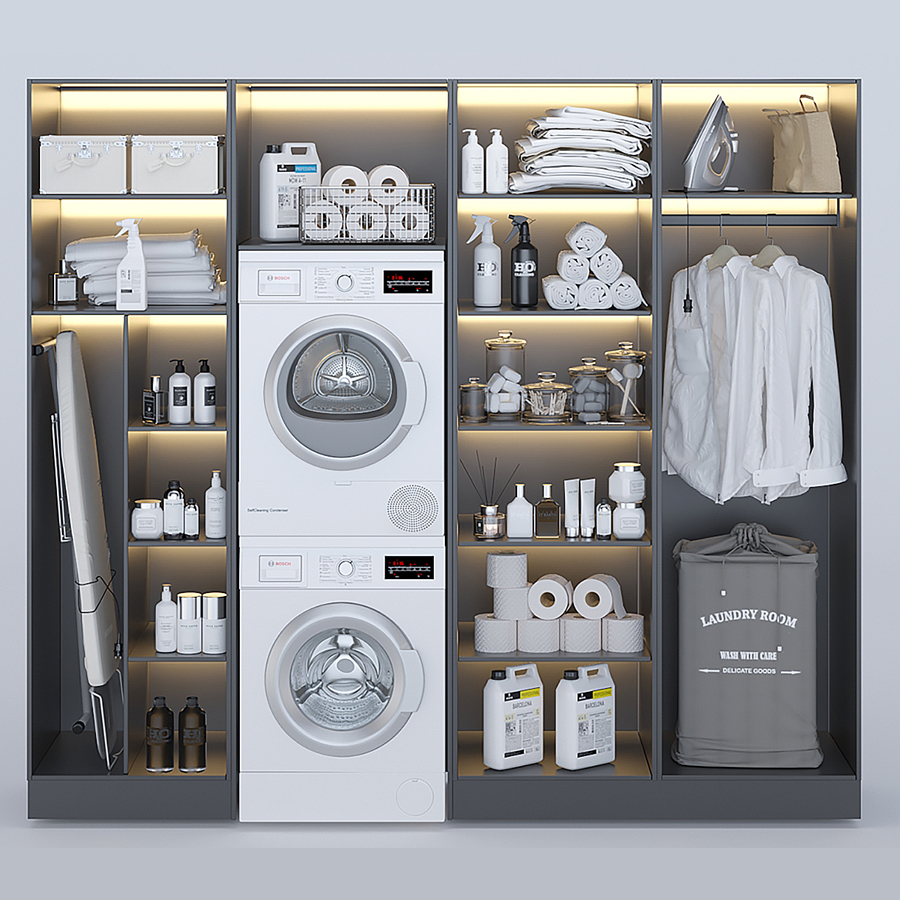 Laundry room shelves by greenn3000 | 3DOcean