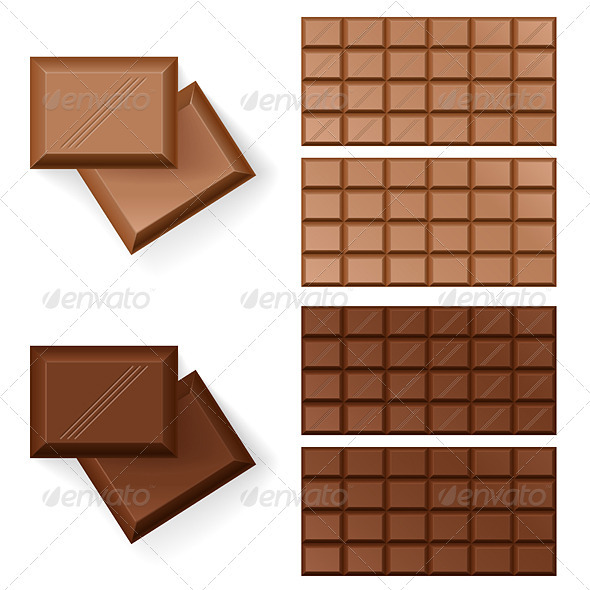 Chocolate bars - Food Objects
