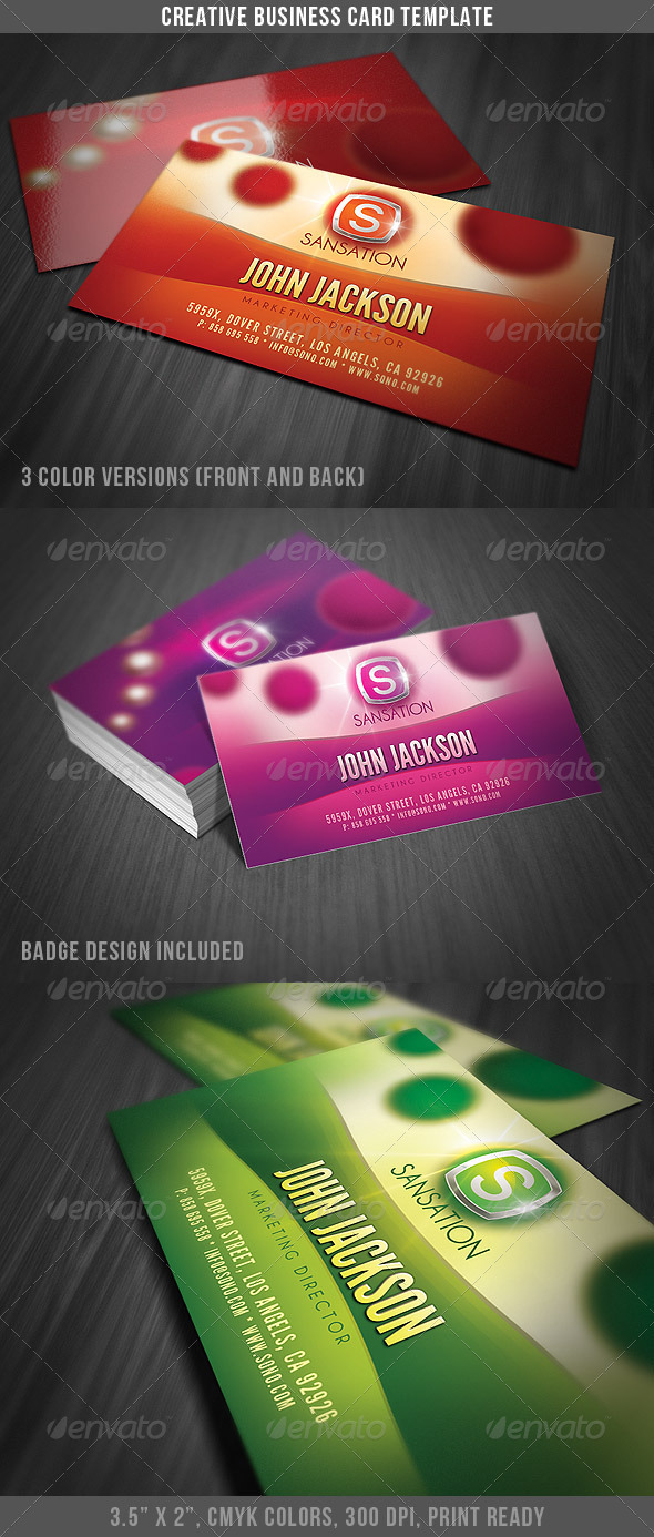 Creative Glamorous Business Card - Creative Business Cards