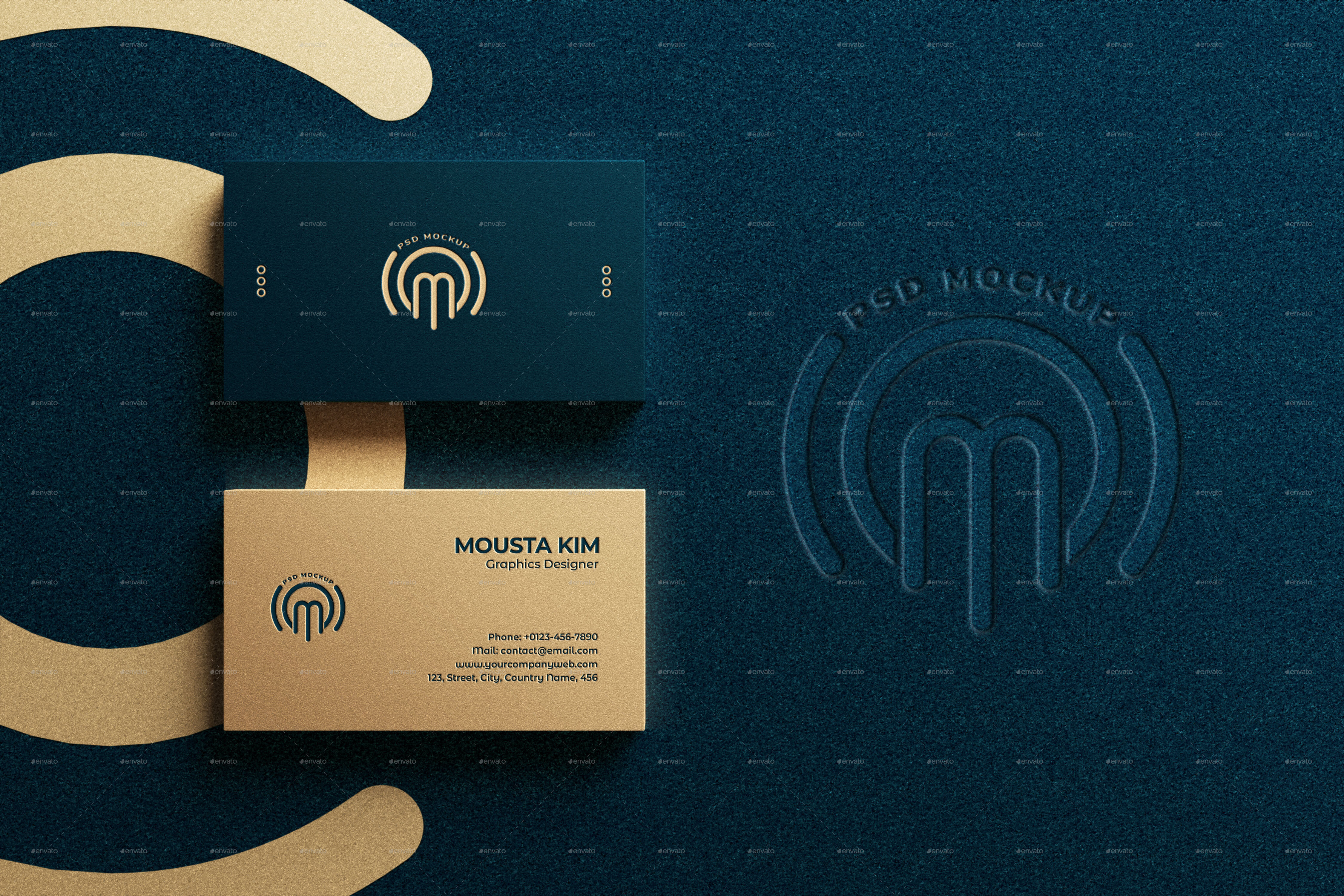 Luxury Business Card Mockup, Graphic Templates - Envato Elements