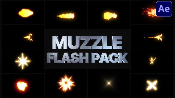 Muzzle Flash Pack - VideoHive 29238108