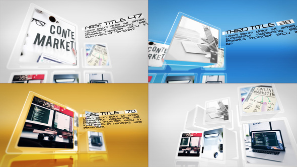 Stylish Business Cubes - VideoHive 350166