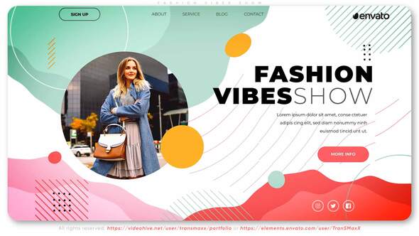 Fashion Vibes Show Product Promo template preview