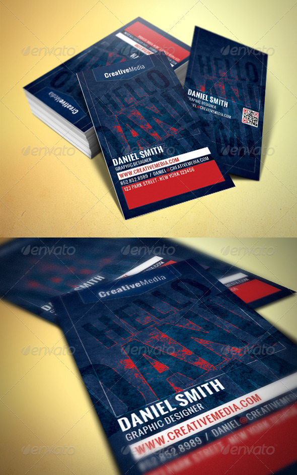 Modern Business Card - Grunge Business Cards