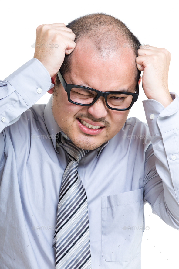 Frustrated businessman - Stock Photo - Images