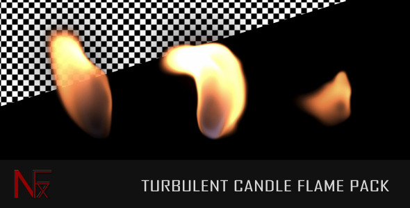 Turbulent Candle Flame Pack