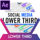 Modern Social Media Lower Thirds - VideoHive Item for Sale
